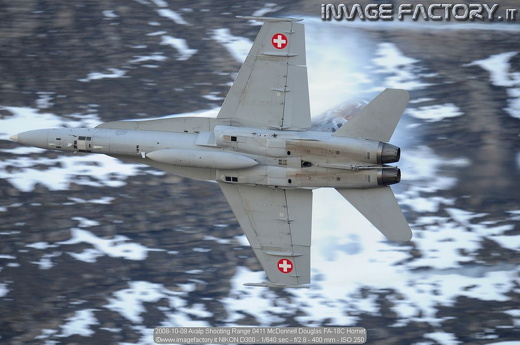 2008-10-09 Axalp Shooting Range 0411 McDonnell Douglas FA-18C Hornet